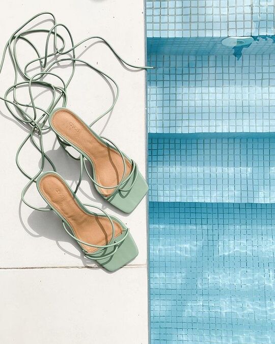 Sandals with straps