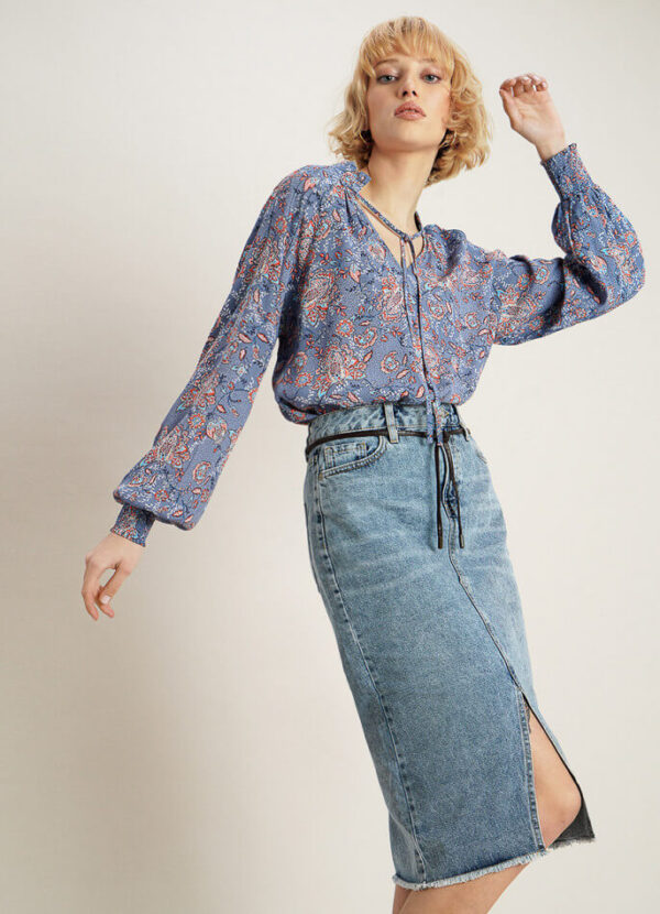 Denim skirt