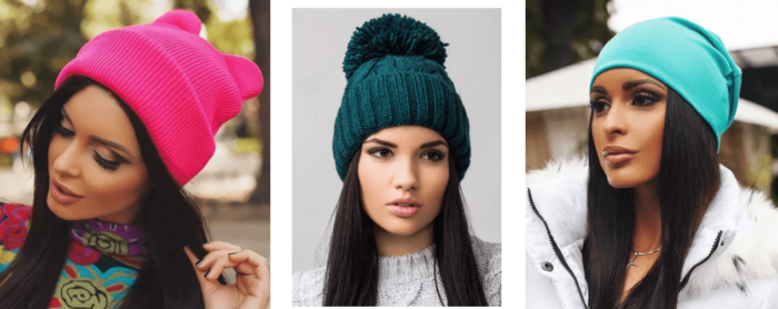 Hats for brunettes