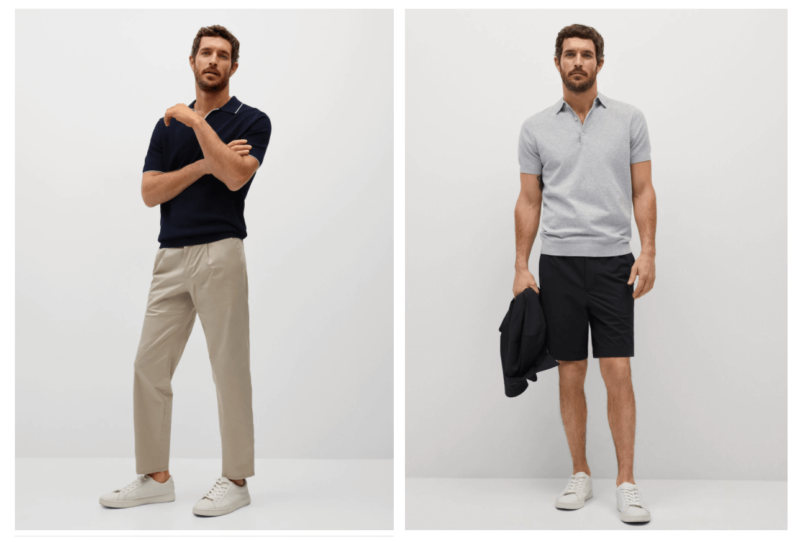 Male images of the MANGO brand