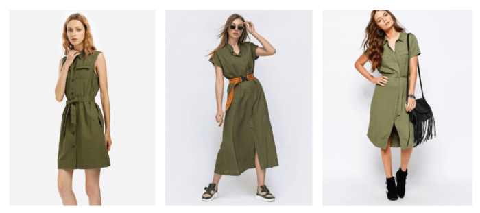 Medium length dresses