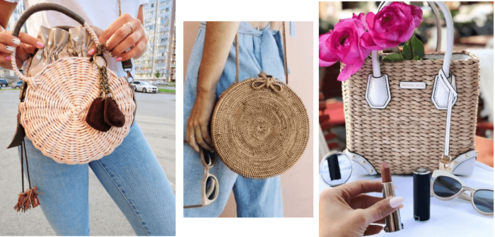 Wicker bags