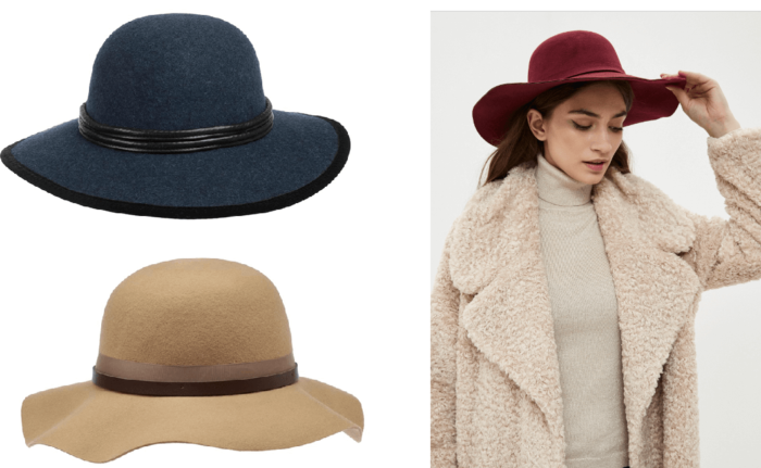 Wide-brimmed hats