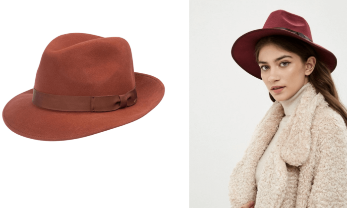 Wide-brimmed hat