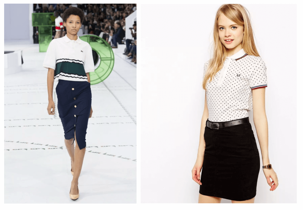Skirt and polo