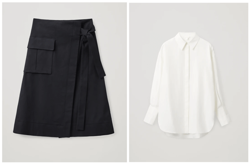 Skirt and shirt