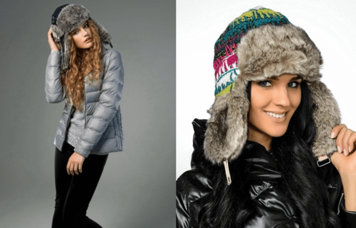 Knitted earflap