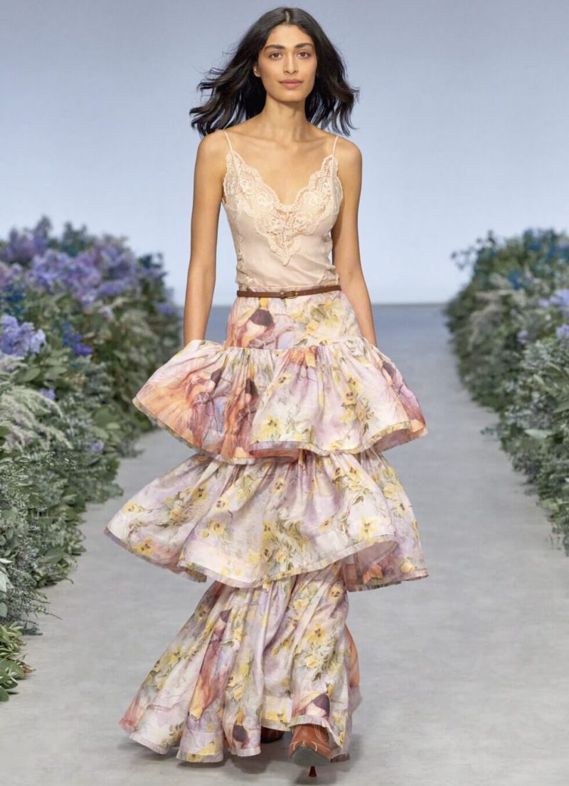 Layering and cascades of ruffles