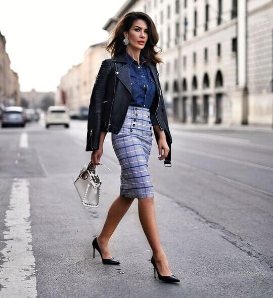 With jacket