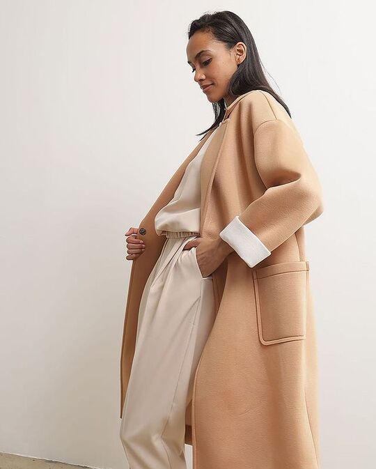 Beige coat