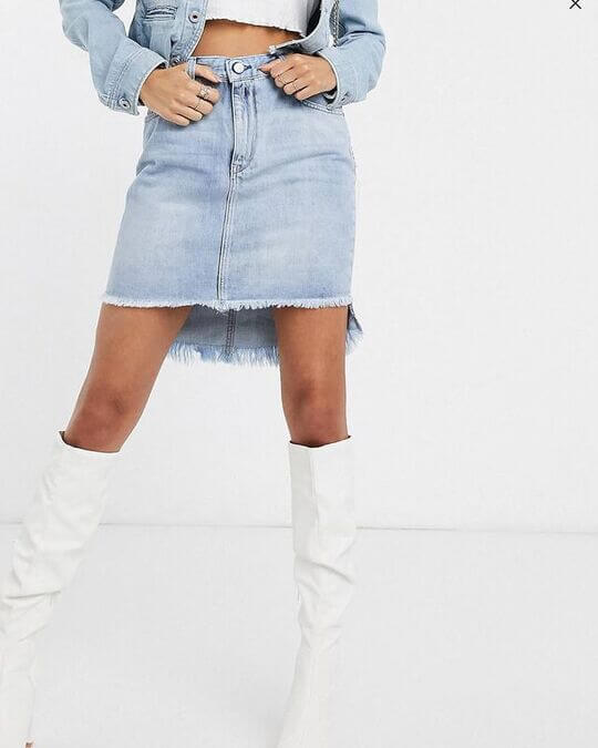 Denim skirt
