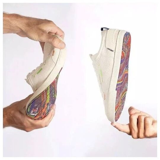 Eco-suede shoes