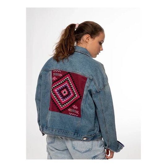 Jeans in the style of ethno