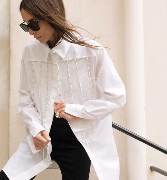 Straight shirt