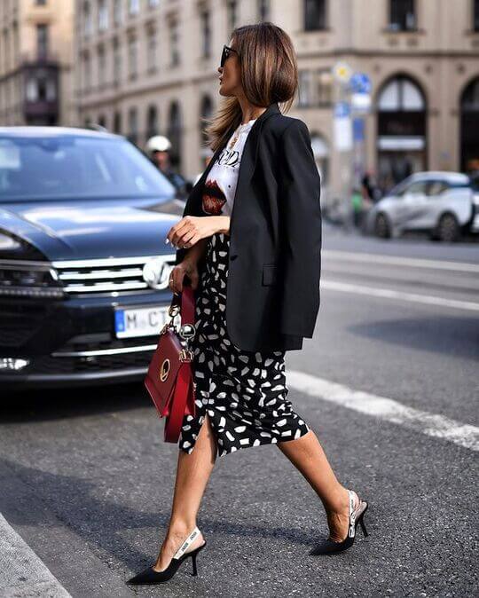 Skirt with jacket