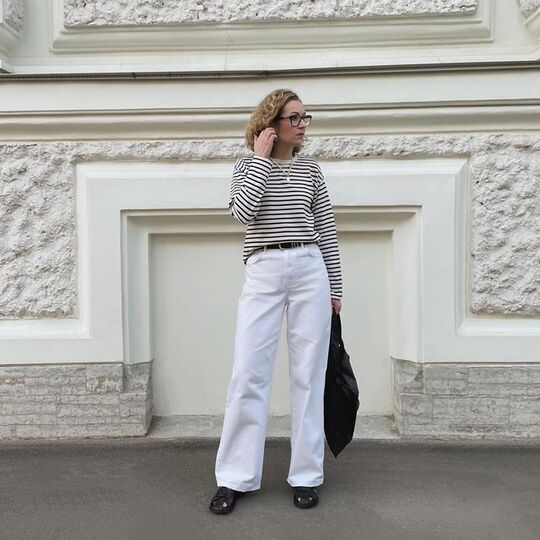 White trousers