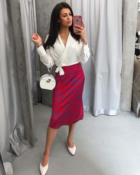Colored skirt