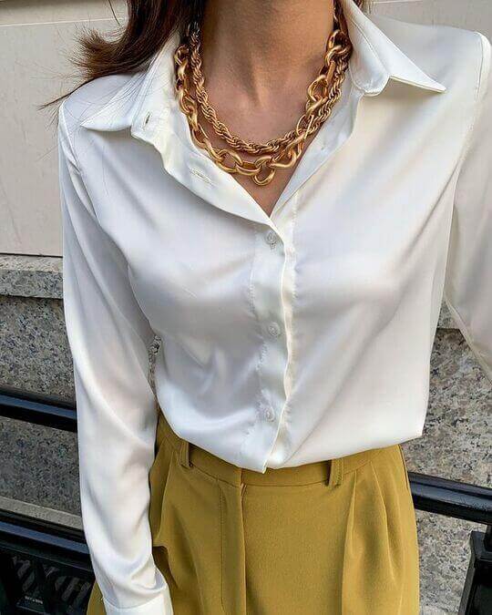 Chain around the neck