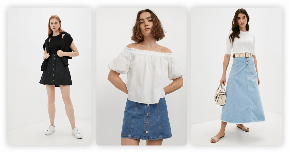 Trapeze skirt