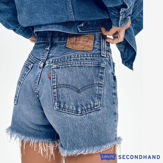 Denim shorts