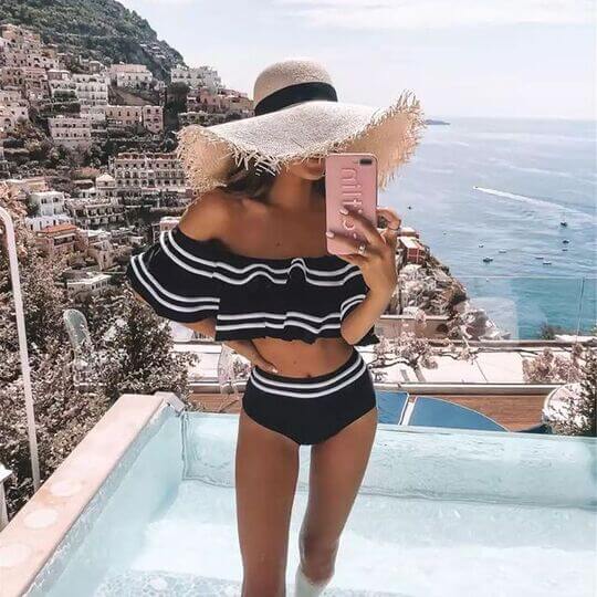 Top with volume