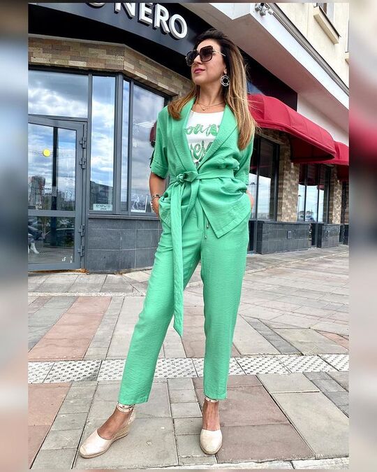Pajama-style suit