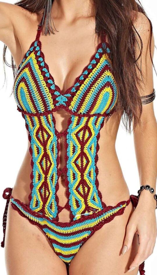 Knitted swimsuit