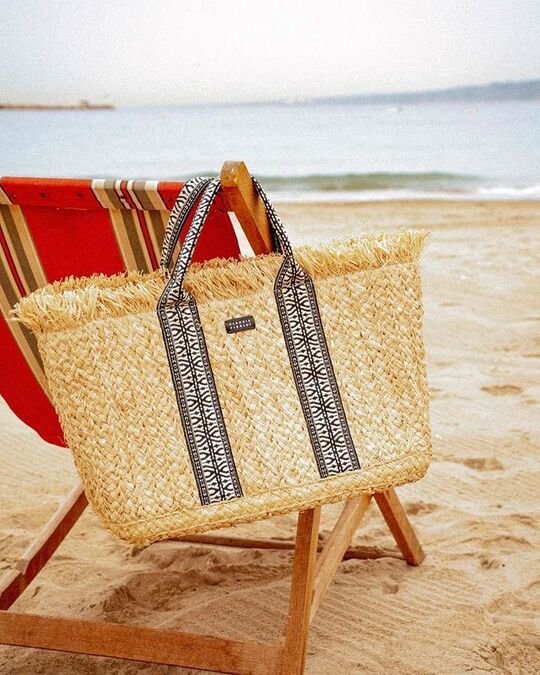 Straw bag