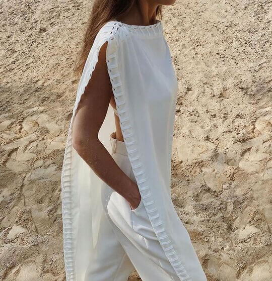 Asymmetrical tunic
