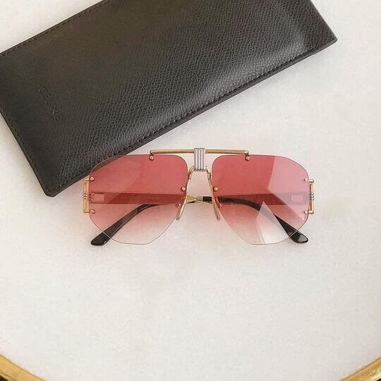 Pink lenses