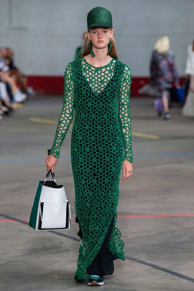 Openwork tunic