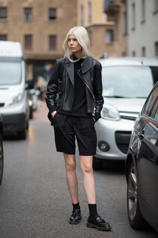 Loafers with shorts