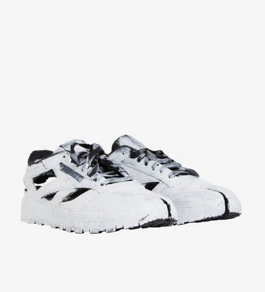 Sneakers in the technique of Bianchetto, Maison Margiela