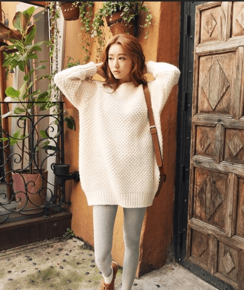 Elongated sweater