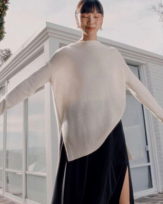 White sweater