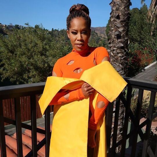 Orange dress