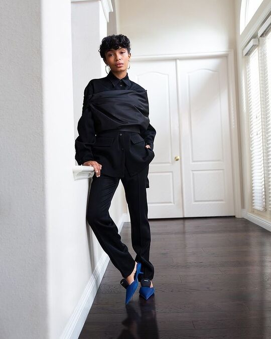 Black suit