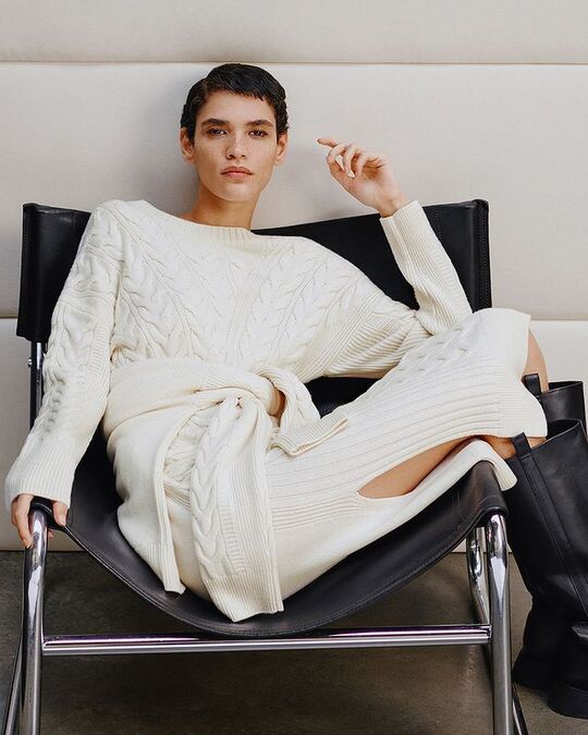 Knitted dress