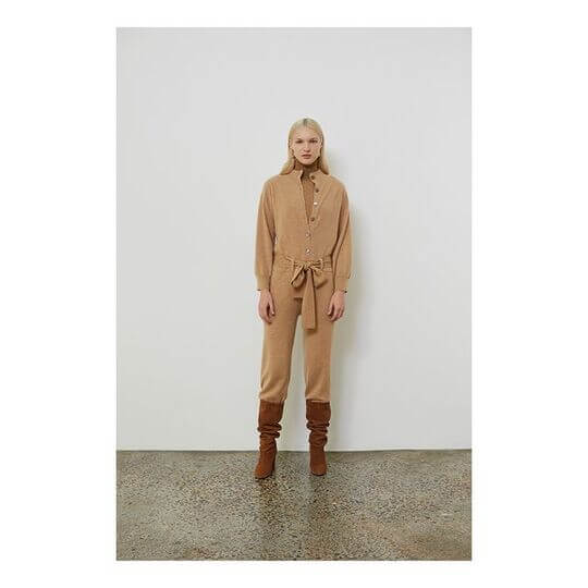 Jumpsuit with long sleeves and pants