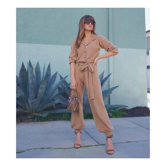 Brown jumpsuit