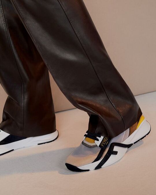 Colored sneakers