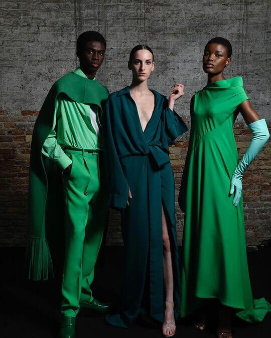 Green Dresses
