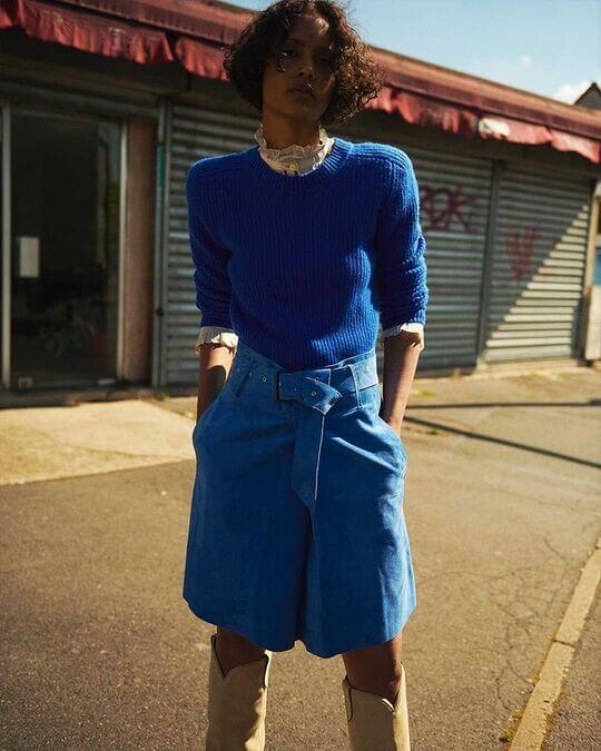Blue sweater