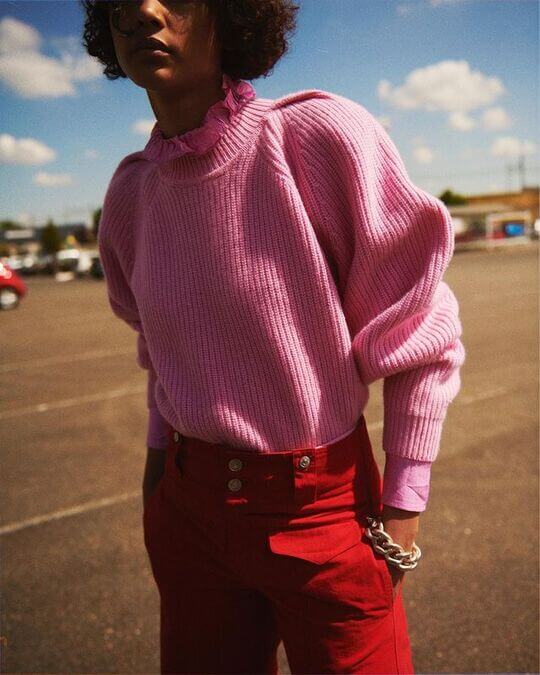 Pink Sweater