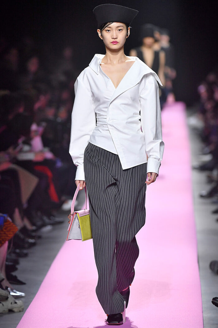 Asymmetrical shirt