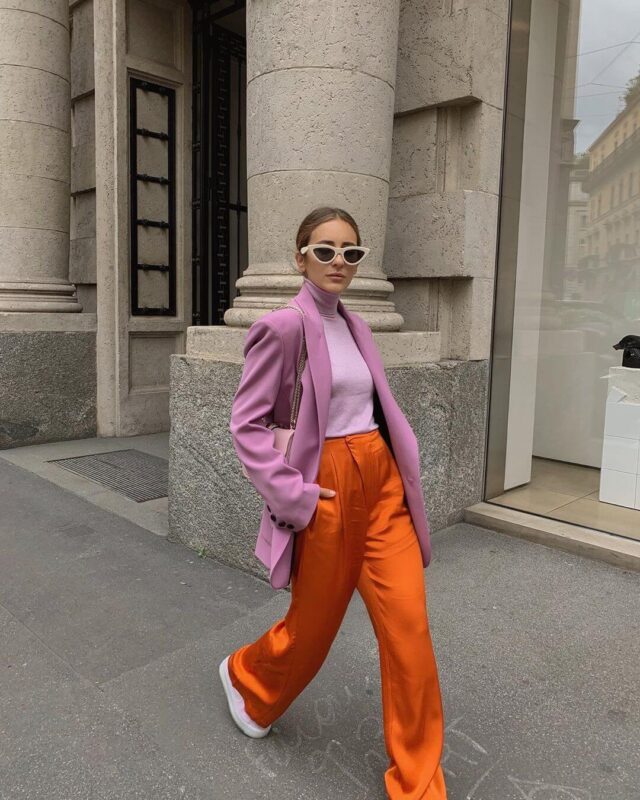 Satin pants