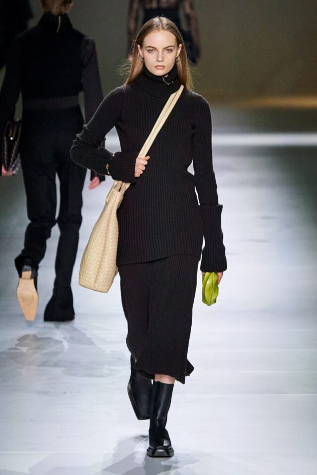 Knitwear skirt