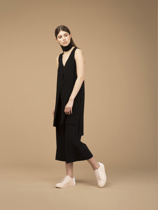 Black minimalism dress