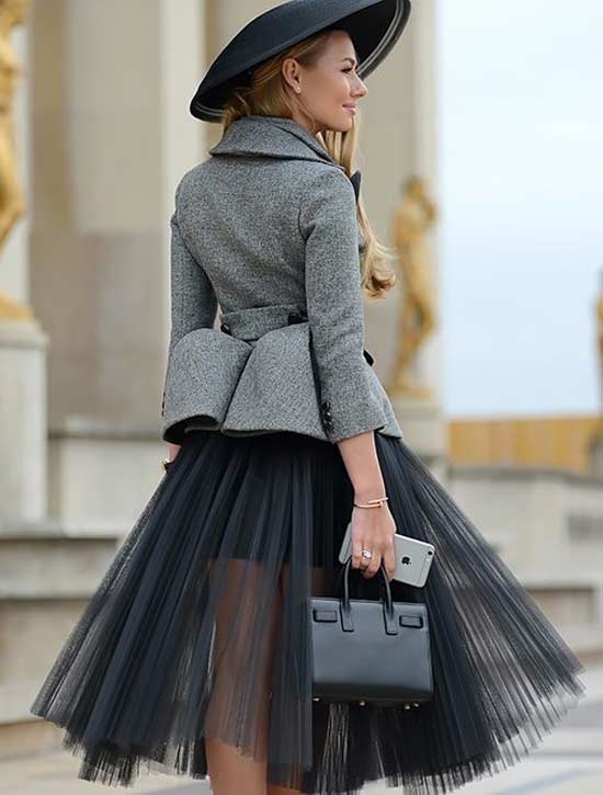 Fitted jacket with sleeves