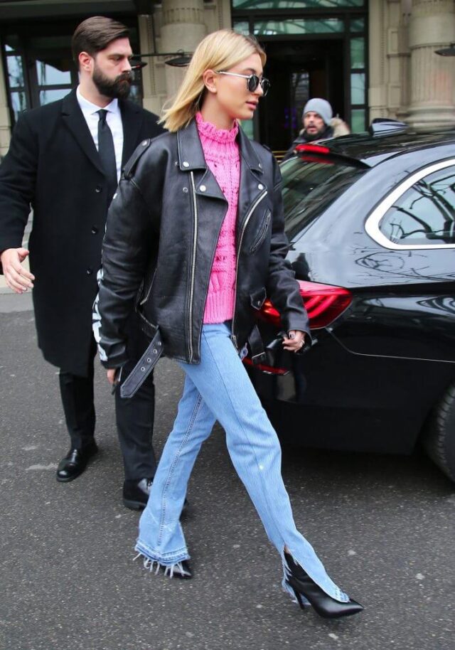 Jeans with cuts